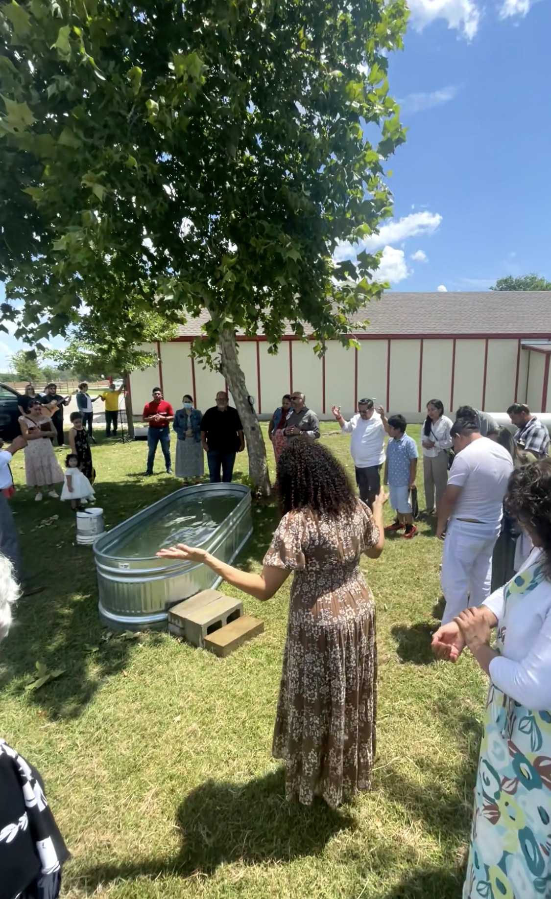 Celebración de bautismo en la Iglesia